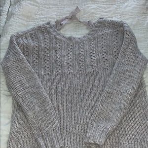 Aerie semi-open back oversized sweater